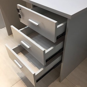 Mesa DE OFICINA DE MADERA moderna al por mayor, escritorio convertible, modular, pequeño, ejecutivo, cajones, estanterías, CEO, muebles de oficina, fábrica - Product Image 4