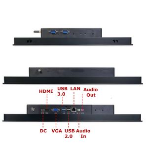 10.1 11.6 12.1 18.5 inch cảm ứng công nghiệp màn hình Màn hình mở khung nhúng <span class=keywords><strong>LCD</strong></span> với IP65 nhôm bền cho sử dụng ngoài trời - Product Image 4