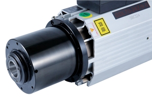 Motor de Husillo ATC de Alta Velocidad 24000rpm 220v 380v ISO30 de Nariz Larga 9kw para Grabado GDL70-24Z/9.0, Motor de Husillo Refrigerado por Aire GDL70-2 - Product Image 2