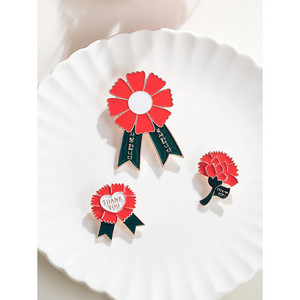 Jae-Deok famiglia Moon spilla (piccolo) alla moda placcato gioielli con cristallo perla diamante rame ottone lega per festa di nozze regalo - Product Image 1