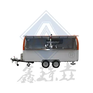 mobile kitchen food trailer Scenic Area Night Market Multi functional Double Axle Mobile Meal Car Beverage Food truck