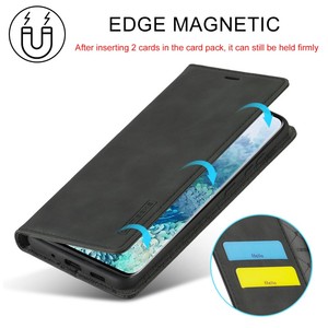 Mode magnétique Flip cuir portefeuille téléphone sacs couverture pour <span class=keywords><strong>Samsung</strong></span> S25 S24 S23 S22 S21 <span class=keywords><strong>FE</strong></span> <span class=keywords><strong>S20</strong></span> S10 carte poche <span class=keywords><strong>coque</strong></span> de téléphone - Product Image 3