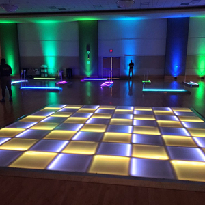 Piste <span class=keywords><strong>de</strong></span> danse LED magnétique sans fil 60x60cm, piste <span class=keywords><strong>de</strong></span> danse LED Interactive pour <span class=keywords><strong>jeux</strong></span> - Product Image 3