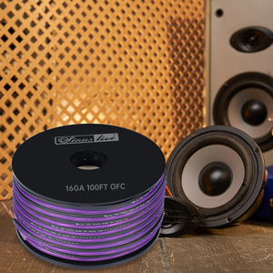 Dây loa SINUSLIVE 16 Gauge, dây loa ô tô OFC, dây đồng PVC, dây loa trong suốt mềm dẻo mờ - Product Image 4