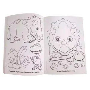 子供のための塗り絵を描く子供恐竜動物ステッカー