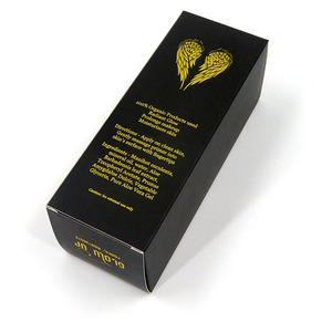 Custom Gold Foil Design Perfume Glass Bottle Cosmetic Jar Packaging Paper Carton Box