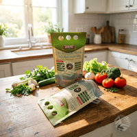 Sachets Doypack personnalisés en plastique Mylar avec fermeture éclair pour emballage alimentaire