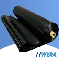 Chaîne de production de géomembranes HWYAA de 8 m de large à trois couches, extrudeuse plastique haute performance pour membrane d'étanchéité de bassins piscicoles et de barrages