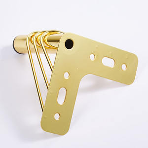 Gambe per Divano Moderne Personalizzate in Oro Cromato, Gambe in Metallo per Mobili da Fabbrica per Armadi, Divani, Uso in Appartamenti - Soggiorno, Sala da Pranzo, Hotel - Product Image 3