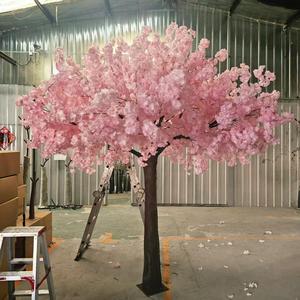 A97 Nhân Tạo Khổng Lồ Cherry Lụa Lớn Hoa Cây 7 8 <span class=keywords><strong>10</strong></span> Chân Lớn Hoa Anh Đào Giả Cây Cho Đám Cưới Backdrop Trang Trí - Product Image 3