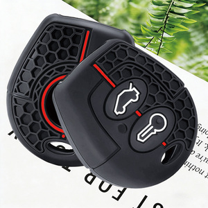 Funda de Silicona para Llaves de Coche, Compatible con VW Polo, Golf, Passat, Bora, Jetta, Sharan, Skoda Octavia, <span class=keywords><strong>Seat</strong></span> León, <span class=keywords><strong>Ibiza</strong></span>, Córdoba - Product Image 6