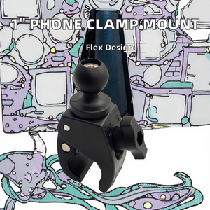 Boule en aluminium réglable de 1 pouce pour <span class=keywords><strong>support</strong></span> en métal à dégagement rapide pince de tuyau pince de crabe pour <span class=keywords><strong>support</strong></span> de téléphone <span class=keywords><strong>support</strong></span> de voiture montage - Product Image 2