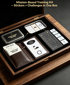 Ensemble <span class=keywords><strong>d</strong></span>'autocollants <span class=keywords><strong>d</strong></span>'impact de golf personnalisés, 150 pièces, ruban adhésif bleu avec 5 cartes de <span class=keywords><strong>d</strong></span>éfi - Product Image 6