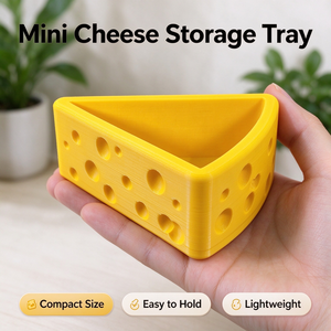 Linda Bandeja de Almacenamiento Triangular con Forma de Queso, Organizador de Escritorio Impreso en 3D, Porta Clips, Joyas y Llaves, Decoración para el Hogar y la Oficina, Venta al por Mayor - Product Image 4