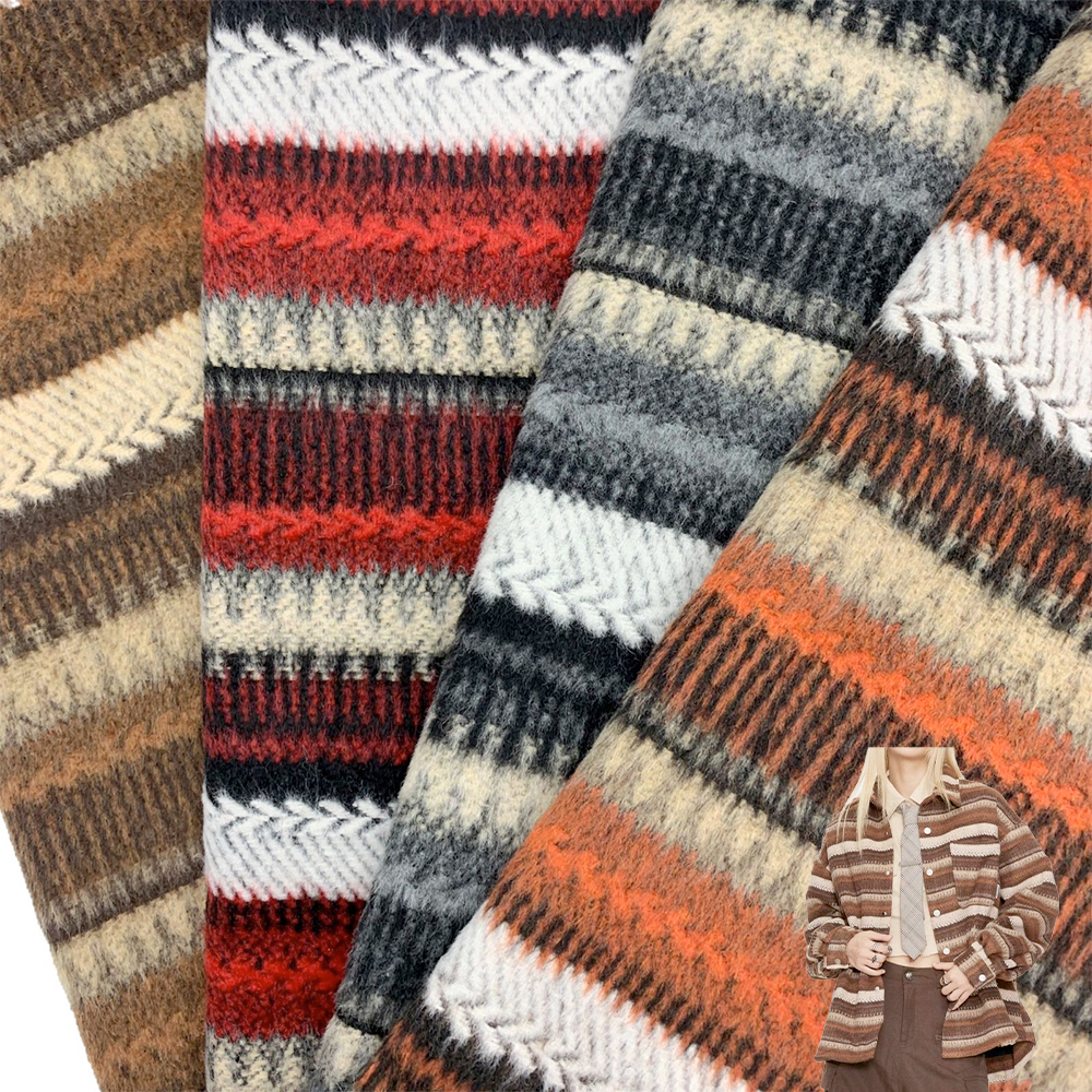 High-quality Striped Woven Fabric Durable and Comfortable Suitable for Fashion Clothing and Home Textiles Available in Stock