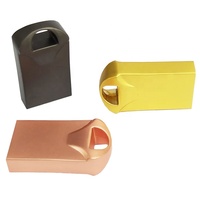 Flashdisk USB 3.0 Casing Metal Baru Kecepatan Tinggi Kapasitas Asli dengan Logo Kustom Hadiah Mini Portabel 16GB/32GB/64GB