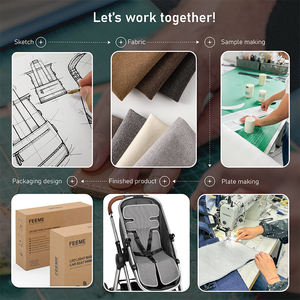 เสื่อตาข่าย3D กันลื่นระบายอากาศและถอดเบาะรองนั่งสำหรับเด็กทารก, แผ่นรองนั่งนุ่มระบายความร้อนได้สำหรับฤดูร้อน - Product Image 4