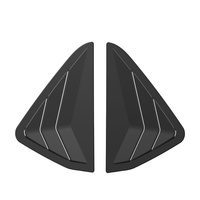 Welta noir extérieur Mod pièces fenêtre arrière persienne couvre évent obturateur garniture Auto Kit de carrosserie pour Perodua Axia/Toyota Agya 2023