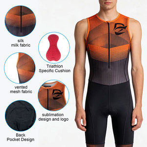 Combinaison de <span class=keywords><strong>triathlon</strong></span> en polyester personnalisée à séchage rapide, best-seller, avec logo imprimé, pour hommes, femmes, athlètes et triathlètes amateurs - Product Image 3