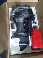 Moteur hors-bord Yamabisi 40HP avec télécommande, moteur de bateau 2 temps à arbre long pour bateaux de travail commerciaux