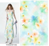 Kain Katun 100% Motif Bunga untuk Gaun Wanita (Grosir)