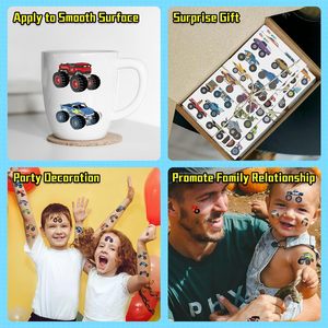 <span class=keywords><strong>Monster</strong></span> Trucks Tatuaje temporal para niños, 10 hojas <span class=keywords><strong>Monster</strong></span> Truck Tattoos para niños Party Favors, Goodie Bags Stuffers - Product Image 4