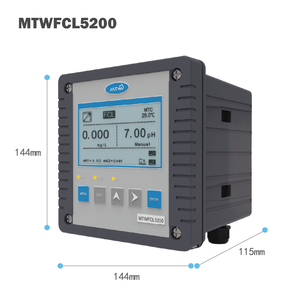 เครื่องควบคุมคลอรีนตกค้าง/คลอรีนไดออกไซด์ รุ่น MTWFCL5200 ช่วงการวัด 0.00-20.00 มก./ลิตร ความละเอียด 0.01 มก./ลิตร ความแม่นยำ 1% F.S. ความแม่นยำสองระดับ - Product Image 3