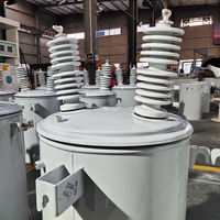 Transformador Electrónico Monofásico Sumergido en Aceite para Montaje en Poste, Enfriamiento ONAN, 5KVA 25KVA 50KVA 10kv, Transformadores de Media y Alta Tensión Personalizados