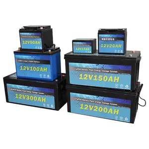 Hernieuwbare Energieproducten Lifepo4 Batterij 48V 12V Lithium-Ion Batterijen 100ah 120ah 200ah 24V 12V 48V Lifepo4 Batterij