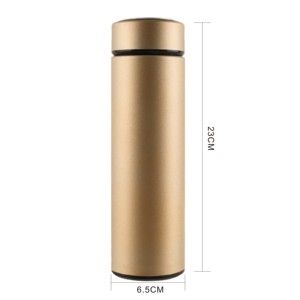 Thermos Classico per Coppie e Studenti, Portatile, Elegante, Regalo Aziendale, in Acciaio Inox con Coperchio Effetto Legno, Mantiene la Temperatura 12-24 Ore - Product Image 3