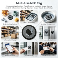 Étiquettes NFC programmables imprimables sur métal