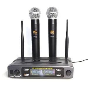 Micrófono de núcleo de bobina dinámica inalámbrico de mano transfronterizo, máquina de plástico ajustable uno a uno, patrón Polar cardioide <span class=keywords><strong>XLR</strong></span> - Product Image 1