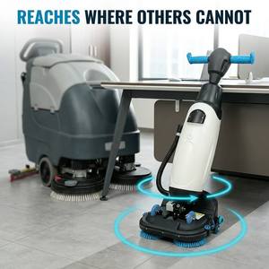 Nettoyeur-sécheur de sols CleanHorse K4, brosse double 500 mm, laveuse de sols électrique 36 V pour l'entretien rapide des installations - Product Image 1