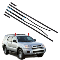 Moulures de pare-brise extérieur, moulures de finition latérales de toit, côté gauche et droit, pour Toyota 4Runner/Hilux Surf 2003 2004 2005 2006 2007 2008 2009
