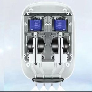 2022 SOBO חדש משודרג גרסה השקט אקווריום דגי טנק מתכוונן חמצן משאבת אוויר, 4 שקעי אוויר Ultra שקט כוח משאבת - Product Image 3