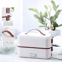 Tragbarer Großhandels-Speisenwärmer Beheizte Reiskocher Multifunktionale Tragbare Elektrische Lunchbox Speisenwärmer für Reisen Auto Büro