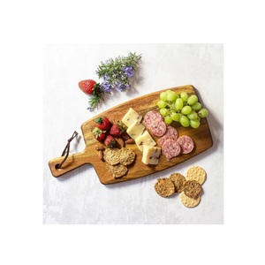 Planche à découper en bambou de style naturel personnalisable au design fantastique, poignée confortable, durable, luxe classique - Product Image 1