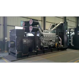 Factory direct high quality 13kv/11kv/4kv/250kw 1000kva -3000kva MTU/PEKINS high voltage diesel generator price