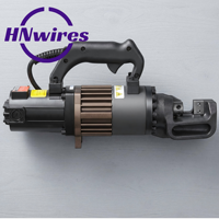Coupe-ferraille portable personnalisé 110V 220V 1300W, machine de découpe de barres d'acier électro-hydraulique 4-20MM pour la construction
