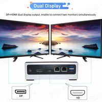 Sistema Barebone de Computadora con Intel Core I7 10510U/I5 10210U, Doble DDR4 y SSD, Montaje VESA, Directo de Fábrica, para Oficina en Casa, Mini PC