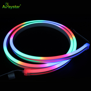 4 trong 1 địa chỉ 12*20 mét DMX512 5050 RGBW <span class=keywords><strong>Led</strong></span> Neon Strip IP67 RGB UV bảo vệ điều khiển từ xa 24V Giấc Mơ Màu - Product Image 2