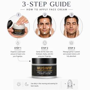 Crème anti-âge pour <span class=keywords><strong>homme</strong></span>, prix usine, végane, naturelle, à la niacinamide, apaisante, raffermissante, hydratante, soin de la <span class=keywords><strong>peau</strong></span> du <span class=keywords><strong>visage</strong></span> pour <span class=keywords><strong>homme</strong></span> - Product Image 5