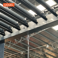 Système de pavillon de jardin bioclimatique imperméable UOGEL M3 en alliage d'aluminium, pergola extérieure avec toit intégré, piscine, poudre