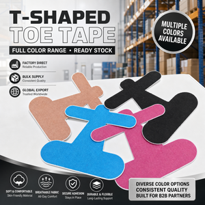 YOUNGSON Bunion Corrector Logy Tape <b>Big</b> <b>Toe</b> Bunion Correction Tape <b>Toe</b> Bunion <b>Support</b> TapeSelf Adhesive Stretch Tape for Muscle - Product Image 1