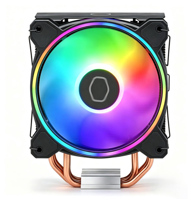 Hot Sell 120mm RGB CPU Cooler 4 Heatpipes PWM Fan Quiet Tower Heatsink for Intel LGA1700 1200 AMD AM5 AM4 PC Gaming