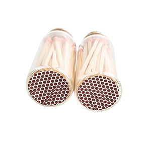 Cadeau de Noël : Bouteilles d'allumettes en verre personnalisées avec surligneur de sécurité, allumettes écologiques colorées pour fêtes et décoration intérieure - Product Image 5