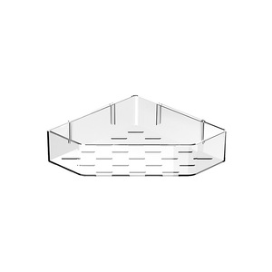 Duy nhất-tier không-đục Tam Giác Nhựa Kệ Giá Hệ Thống Nhà Sử Dụng Phòng Tắm Góc Tắm Nhà Vệ Sinh Lưu Trữ Tường Kệ - Product Image 2