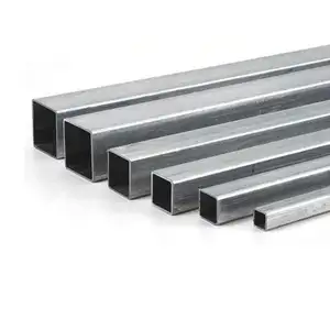 钢方形不锈钢管ASTM镀锌方形碳矩形无缝钢管GI管，带钢连接器
