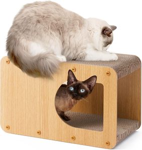 Rascador <span class=keywords><strong>para</strong></span> <span class=keywords><strong>Gatos</strong></span> <span class=keywords><strong>de</strong></span> Cartón, Rascador Interior <span class=keywords><strong>de</strong></span> Cartón Corrugado <span class=keywords><strong>para</strong></span> <span class=keywords><strong>Gatos</strong></span>, Casa <span class=keywords><strong>de</strong></span> Juegos <span class=keywords><strong>para</strong></span> <span class=keywords><strong>Gatos</strong></span> - Product Image 1