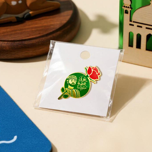 En Stock Oman <span class=keywords><strong>Sultan</strong></span> Portrait émail épinglette fête nationale commémorative téléphone autocollant Nov 18 Festival hommage Souvenirs personnalisé - Product Image 6